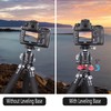 ARTCISE Tripod Levelling Base, 3-Axis Tri Wheel Head Made of