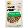 Snak Club Everything Bagel Cashews, 2.5 Ounce (Pack of 6)