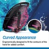 Curved Swimming Paddle Swimming Hand Paddle with Adjustable Straps for