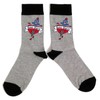 Mens Tattoo Love Hurts Heart Dagger Socks UK Size 6-11