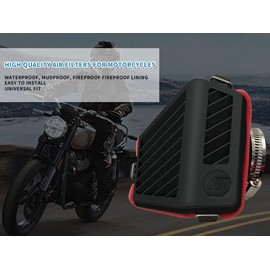 Universal air filter for motorcycles, water and mud resistant flame retardant foam liner (35/38/42 mm), High Performance 35mm Dirt Bike Air Filter Fits Pit Bike, ATV, Quad, Go Kart(42 mm)