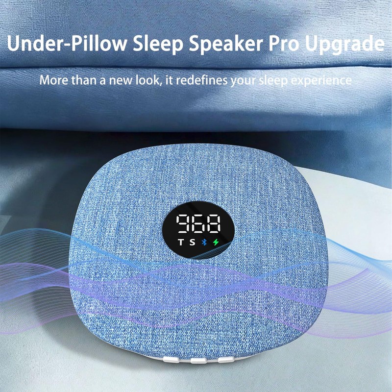 Upgraded Bluetooth Under Pillow Speaker - Ultra Thin Pillow Speakers
