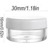 Transparent Empty Containers, 4 Pieces Cream Jars, Mini Tins, Cosmetic