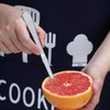 HOMQUEN Grapefruit Spoons 5 Pieces Set, 4 Stainless Steel Spoon