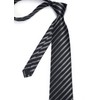 Enlision Mens Ties Stripe Tie and Pocket Square Set Classic