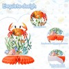 12Pcs Ocean Sea Animal Honeycomb Centerpieces,Tropical Fish Under The Sea