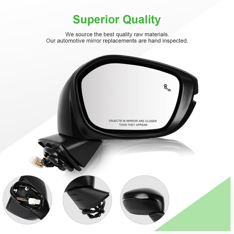 SCITOO Passenger Side View Mirror Compatible with 2022 2023 2024