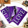 Hosuly 4 Pcs Easter Church Banners with Scripture Purple Easter