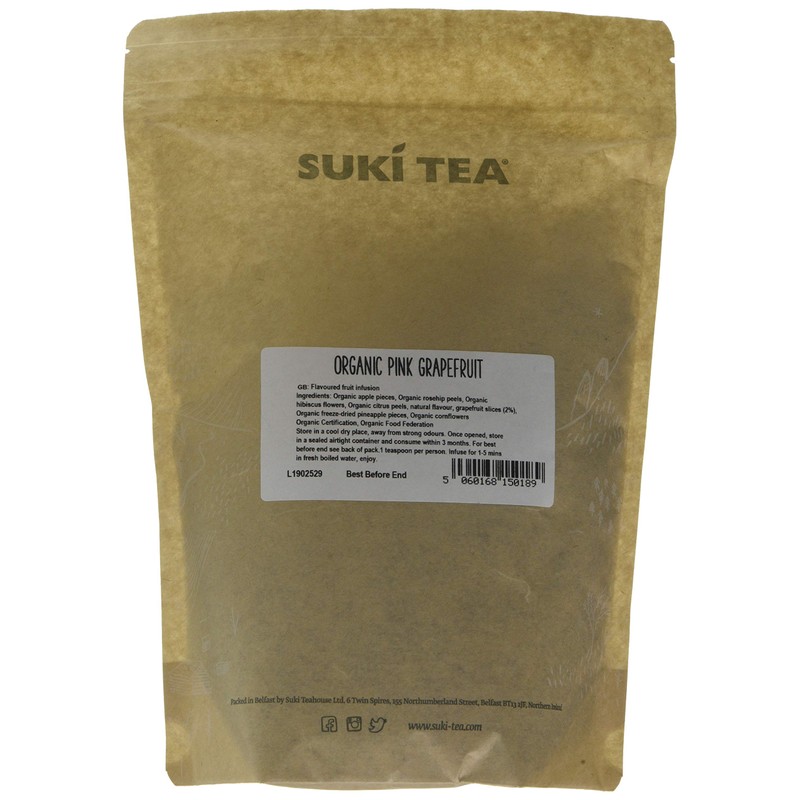 Suki Tea Pink Grapefruit Tea - 250g Pack of Loose