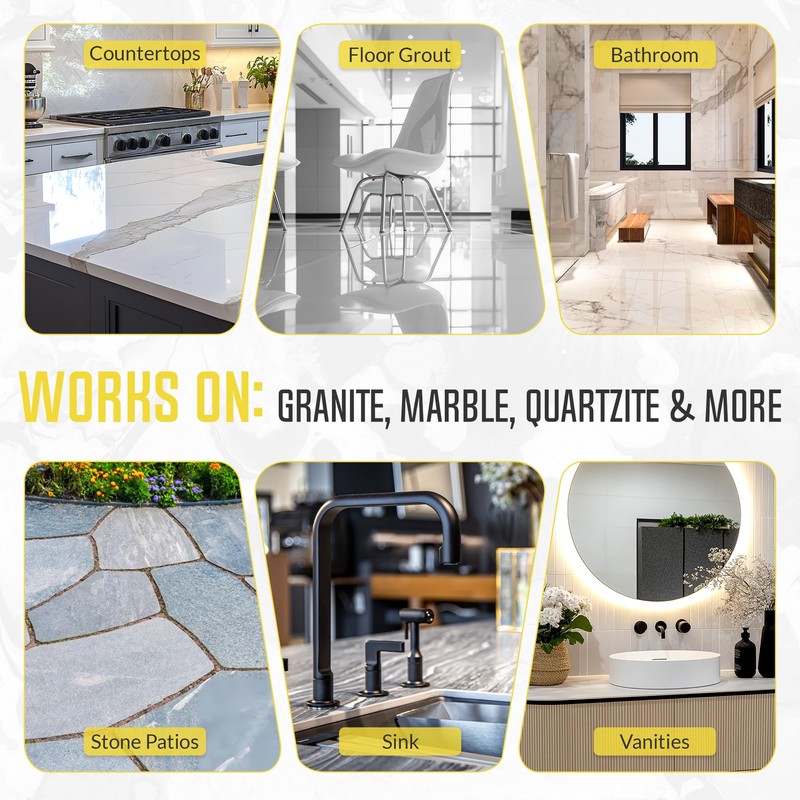 Rock Doctor Granite Sealer for Marble, Stone, and Tile Countertops,