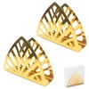 Napkin Holder, 2 Pieces, Simplicity Stainless Steel Triangle, for Kitchen