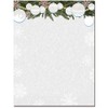 White Christmas Holiday Letterhead & Printer Paper