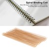 100 PCS Spiral Binding Coils 16mm Diameter Iron Spines for