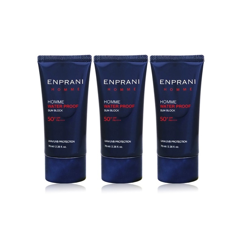 Enprani Homme Sunblock 70ml / 엔프라니 옴므 선블록 70ml X