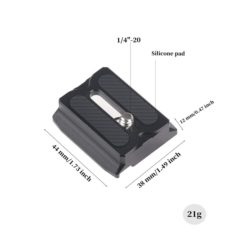 Hersmay RS3 Mini/RS4 PRO Quick Release Plate for DJI Ronin