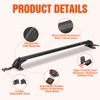 43" Universal Car Roof Rack, Upgraded Adjustable Window Frame Roof