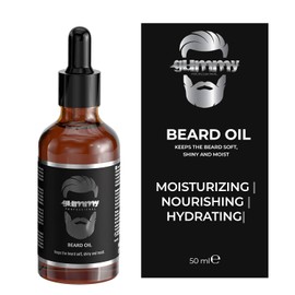 Gummy Beard Oil 1.69 fl.oz -%100 Natural Ingredients, 50 ml