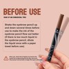 Microblading Eyebrow Pencil, Waterproof Eyebrow Pen, 2-in-1 Dual-Ended Eyebrow Pencil