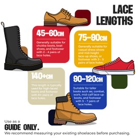 Kilter Round Trainer & Boot Shoelaces - Black - 120cm - 47 inch (1 Pair)