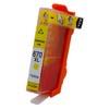 Genérico Cartuchos Compatible Kit 5 Piezas 670 XL 1 Amarillo,