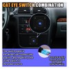 1 Gang Rocker Toggle Switch Panel, DC 12V 20A Waterproof