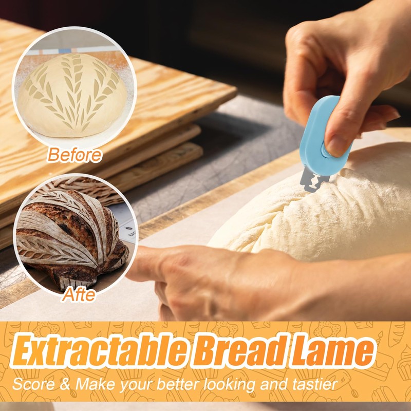 Bread Lame with 5 Pieces Bread Lame Blades, Bread Lame
