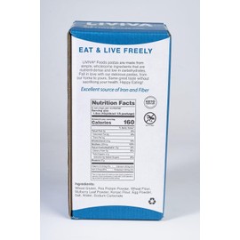 LIVIVA High Protein Low Carb KETO Pasta Value Pack - Linguine (Case of 6), 371% more Protein, 70% less Carbs - Made with Pea Protein, Mulberry Leaf and Konjac