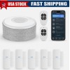 Tolviviov 8pcs WiFi Smart Door Window Alarm System DIY Wireless