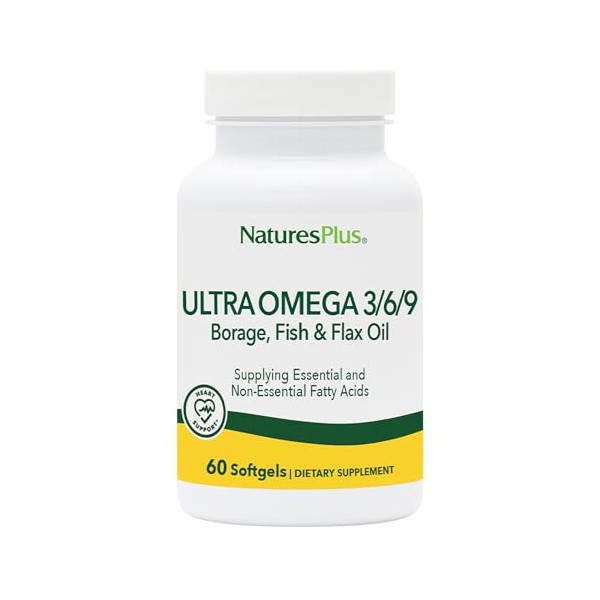 Natures Plus ULTRA OMEGA 369 1200MG SOFTGELS 60 by Natures