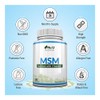 MSM Capsules - 180 Methylsulfonylmethane Capsules (3 Month Supply) -