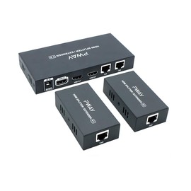 PW-HT226P2(POC) 1X2 Port HDMI Splitter Extender/Splitter Ultra HD 1080P Without Delay 165ft (50m) Over CAT5/5e/6/7 Cable Support