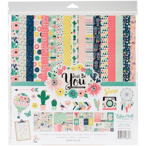 Echo Park Paper Collection Kit Sammel-Set, Nicht zutreffend, Mehrfarbig, 30.48
