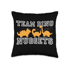 Dinosaur Chicken Nugget Dino Nugget Plush Costume Throw Pillow