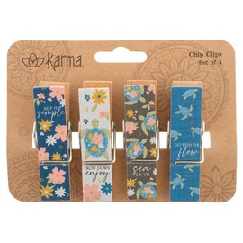Karma Gifts Chip Clips, One Size, Sea Turtle