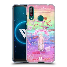 Head Case Designs Magisches Horn Einhorn Power! Soft Gel Handyhülle Hülle Huelle kompatibel mit LG W30