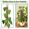 HYYZ 2PCS 18.7-Inch D-Shaped Self-Watering Moss Pole - Plastic Monstera