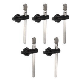 sourcing map Drill Chuck Key Wrench 8mm Diameter 11 Teeth Carbon Steel Drill Clamping Tool Replacement Drill Press Chuck Key Wrench for 3-16mm Drill Chuck Silver 5pcs