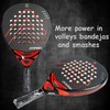 AMA SPORT Padel Racket 12K Carbon Fiber Surface with EVA