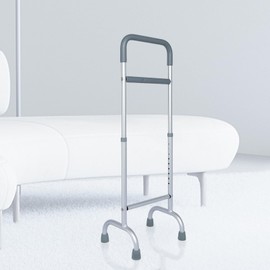 Stand Assist Aid for Elderly with EVA Foam Handrail and Storage Bagcouch Cane Stand Up Assist Stair Assistance for Elderly Walking Aids for Stability and Balance for Seniors (Aluminum Alloy)