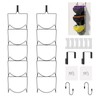 LINFIDITE 10 Pack Hat Rack Hanger Holder Organizer Flexible Multi