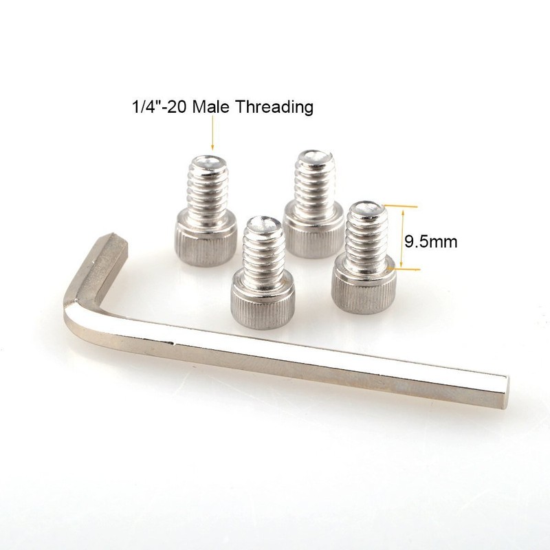 CAMVATE Mounting Screw 1/4" Screw Hex Socket Head 9.5mm Length