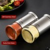 MAXCOOK Salt and Pepper Shakers set, Stainless Steel Salt Shaker