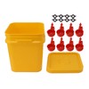 Automatic Chicken Waterer Cup with 12L Handheld Barrel Poultry Drinking