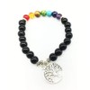 Pulsera De Los 7 Chakras Con Árbol De La Vida
