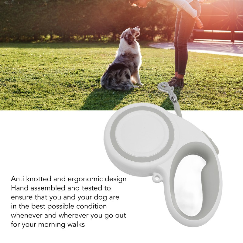 Retractable Dog Leash Reflective Ergonomic Automatic Telescopic Tractor Dog Tape