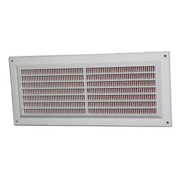 Air Ventilation Plastic Grill Cover 130mm x 300mm/White