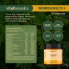 💃🌸 Multivitamínico Mujer + Colágeno | 60 Cápsulas | VitalBotanics