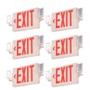 VEVOR LED Exit Sign with Emergency Lights, Two Heads Emergency