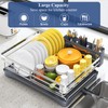 SNTD Dish Drying Rack for Kitchen Counter - Stainless Steel
