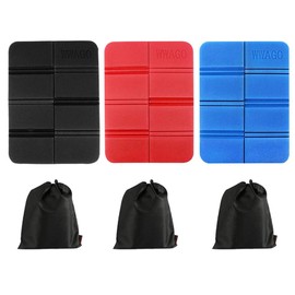 Foldable Outdoor Seat Cushion, Thermal Seat Cushion, Foldable Seat Pad, Outdoor Seat Mat, Children's Seat Cushion, Waterproof for Outdoor, Garden, Picnic, Pack of 3